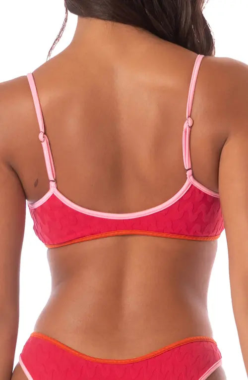 Maaji Apple Red Lane Bikini Top