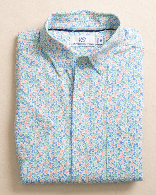 Southern Tide Petal Party Intercoastal Short Sleeve Sportshirt