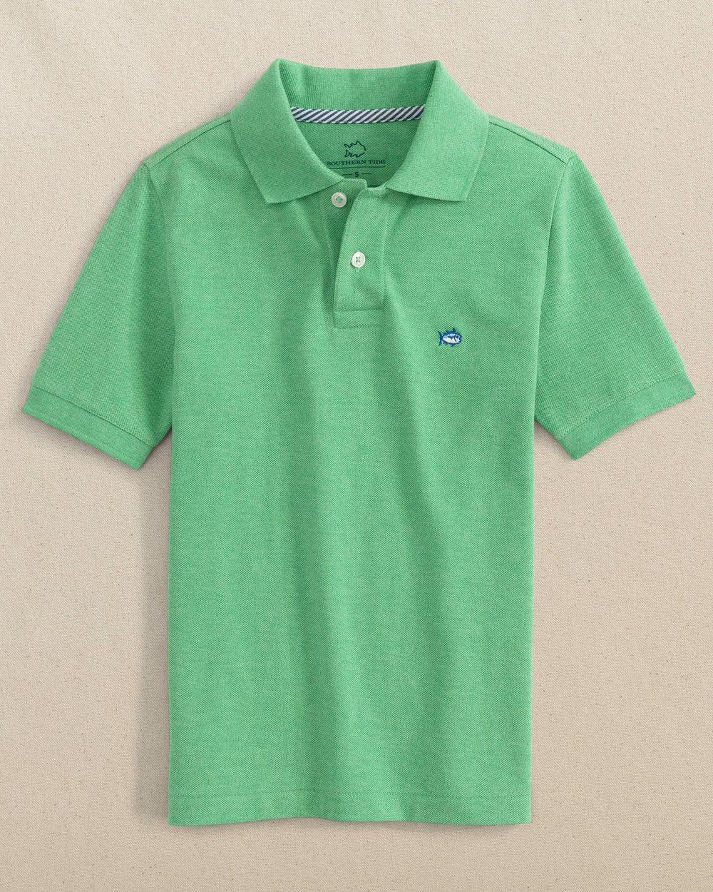 Southern Tide Youth SkipJack Heather Polo