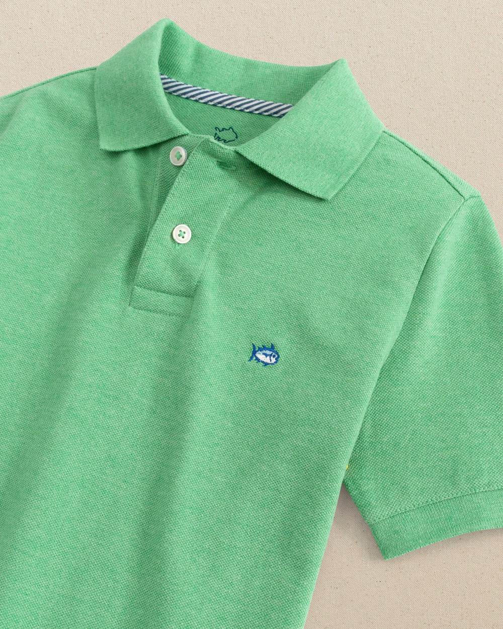 Southern Tide Youth SkipJack Heather Polo
