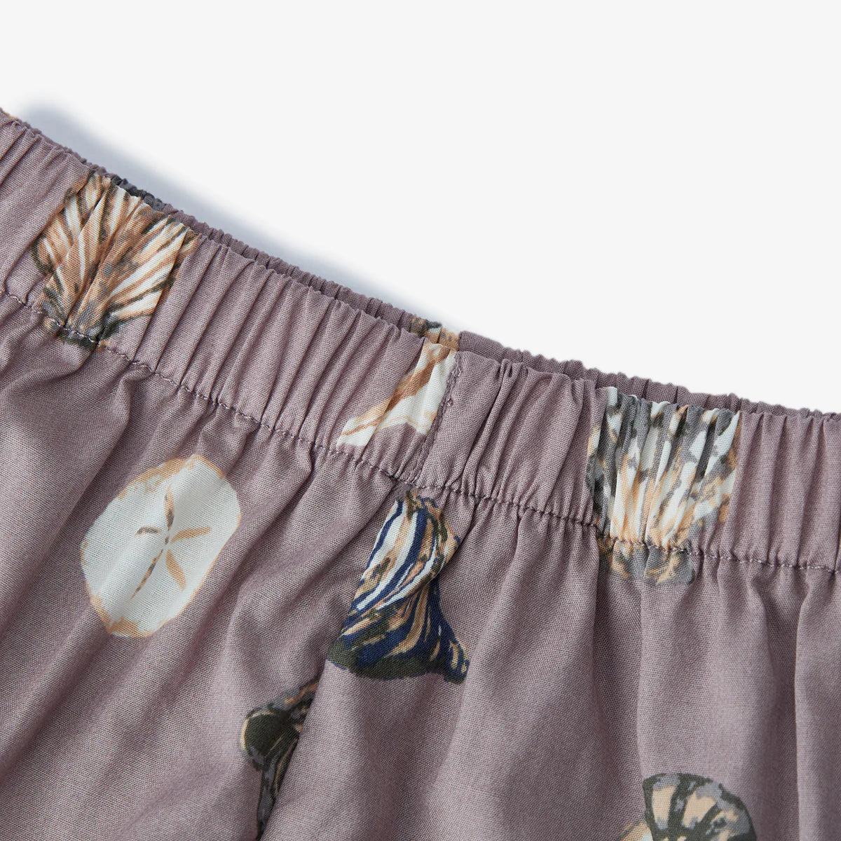 Milkbarn Purple Seashells Butterfly Ruffle Dress & Bloomers