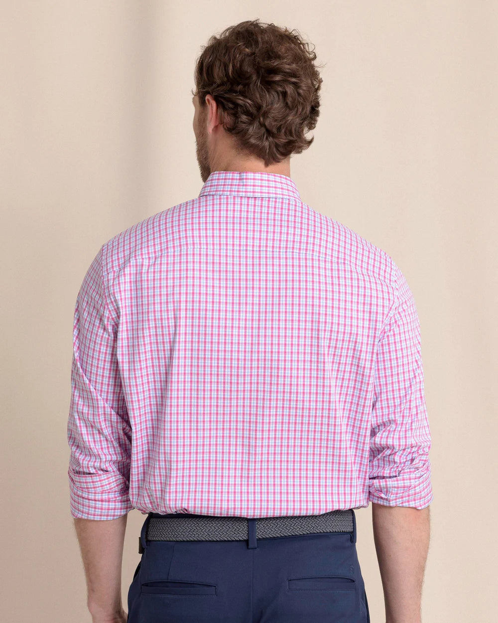 Southern Tide Men's Long Sleeve Charleston Broad Creek Plaid Sport Shirt