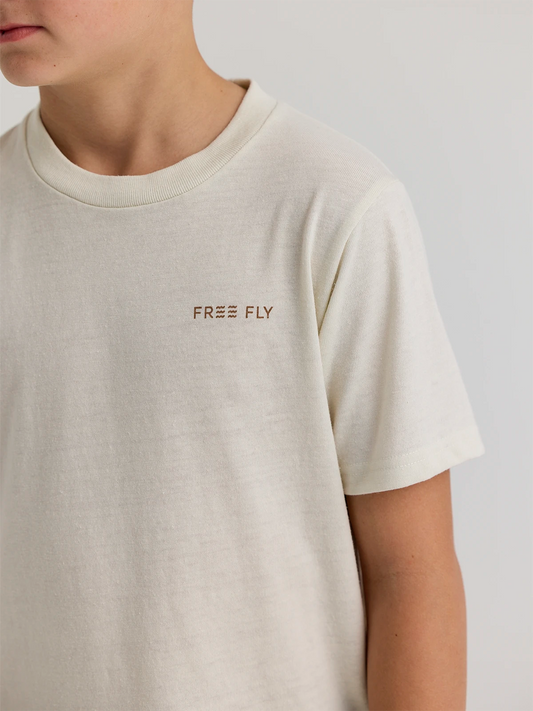Free Fly Youth Vintage Camo Redfish Tee