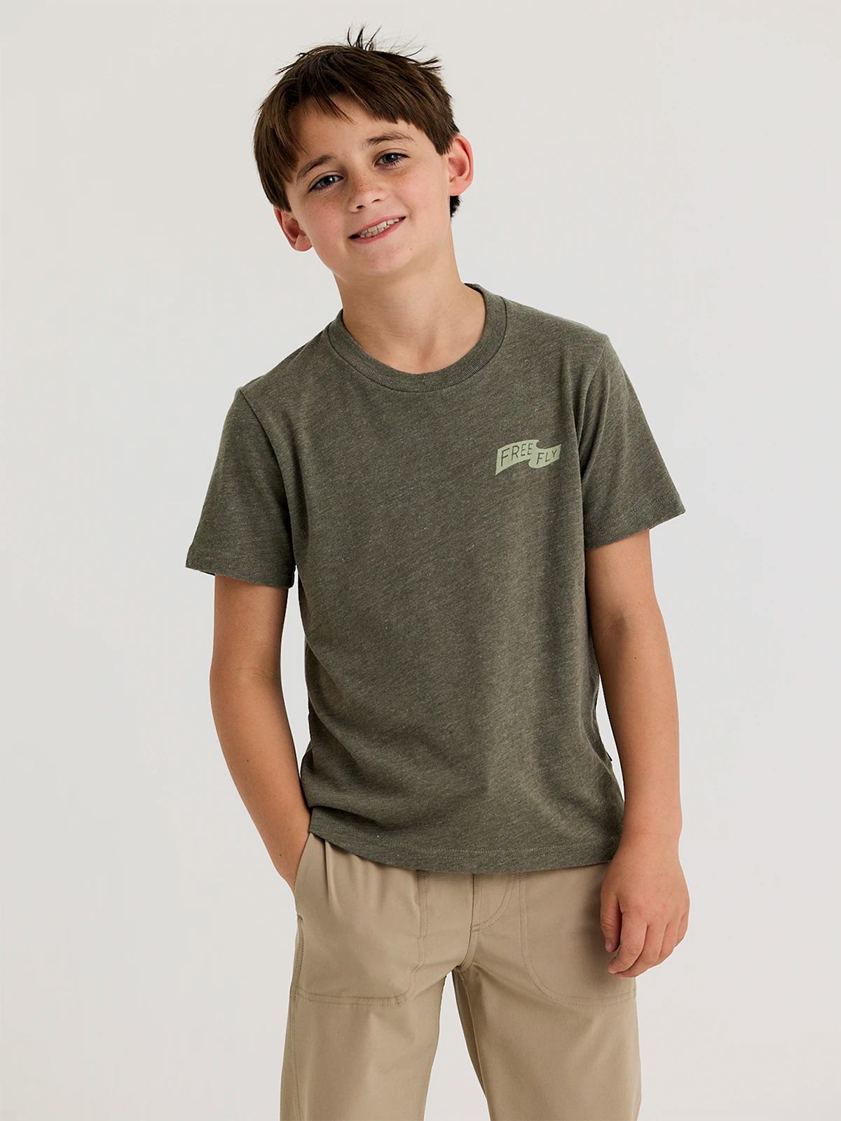 Free Fly Youth First And Last Tee