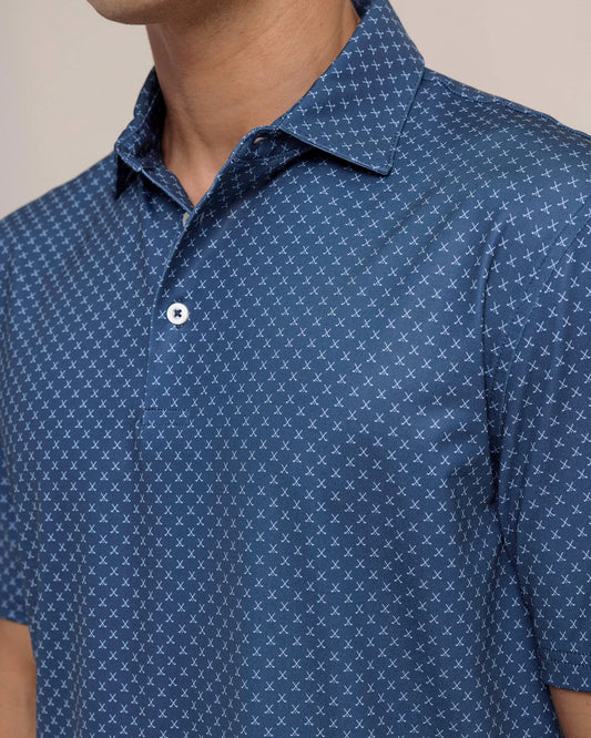 Southern Tide Men’s Short Sleeve Driver Putter Around Polo