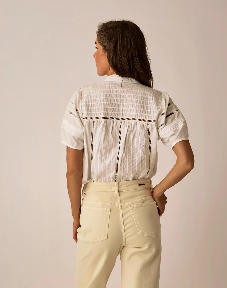 Carve Designs Gabby Voile Relaxed Buttondown Top