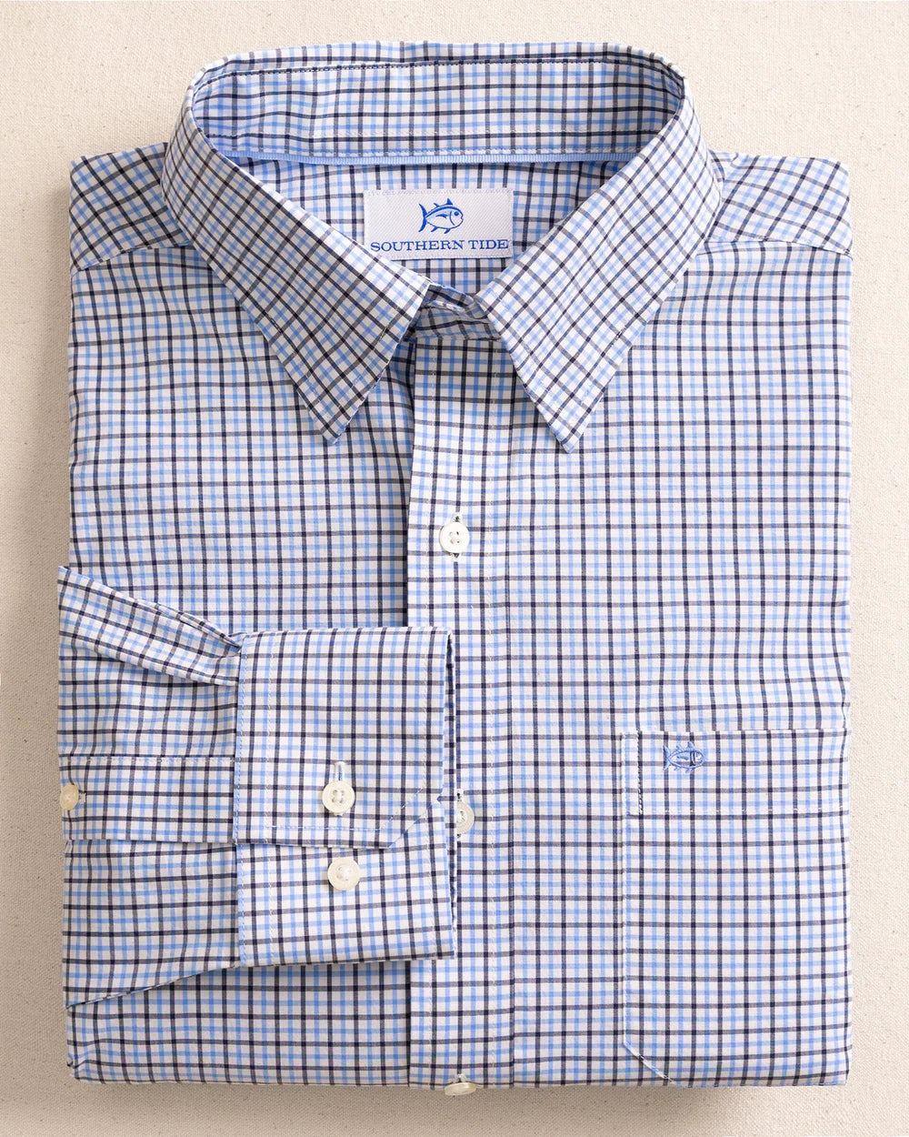 Southern Tide Men's Long Sleeve Charleston Summerton Plaid Sportshirt