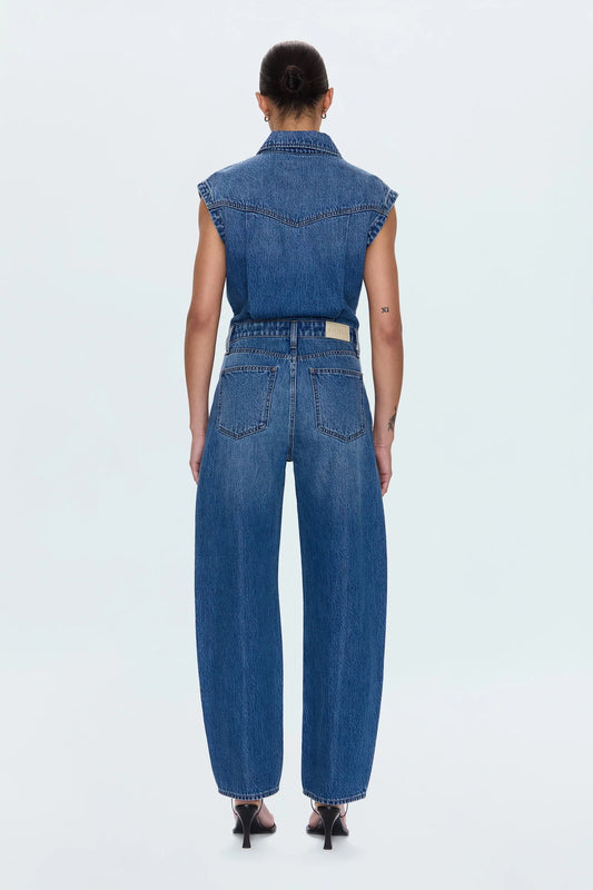 Pistola Ace Sleeveless Barrel Leg Jumpsuit - Fairview