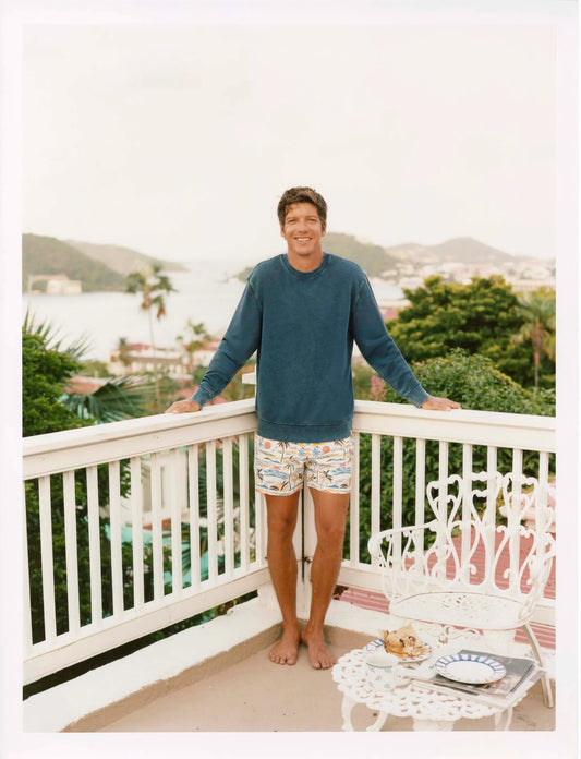 Fair Harbor Men's Bungalow Trunk- Hidden Cove