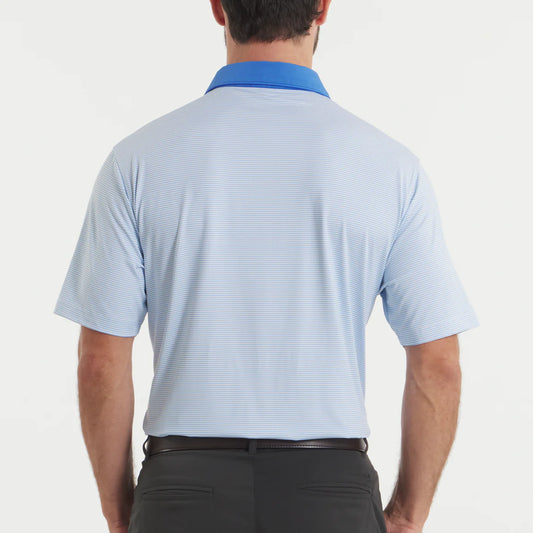 Southern Marsh Men's Bermuda Performance Polo - Hampton Stripe