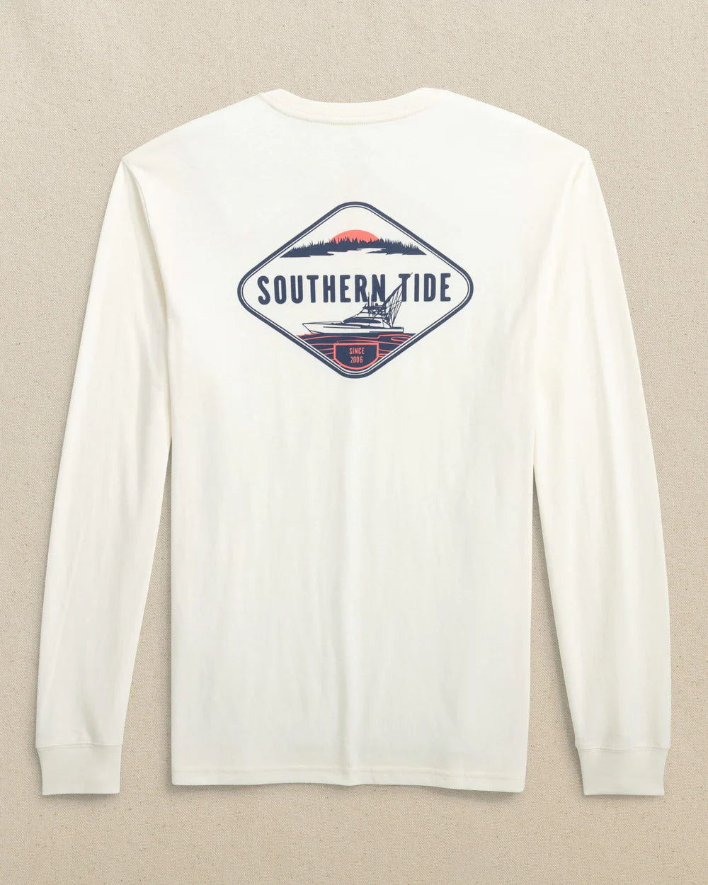 Southern Tide Men's Long Sleeve Marsh Boat Tee