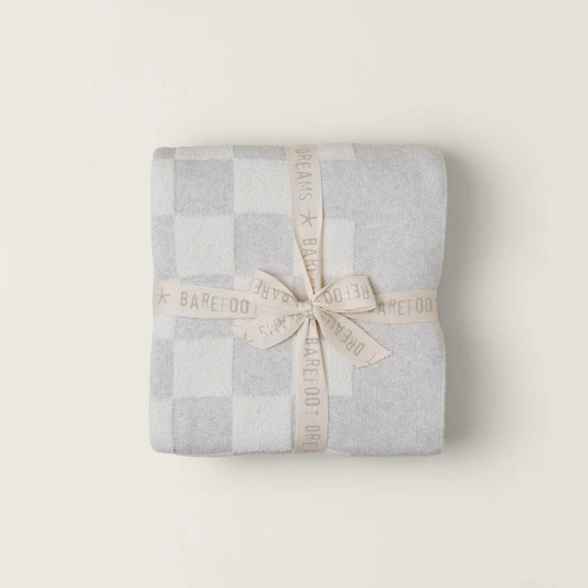 Barefoot Dreams CozyChic Cotton Checkered Throw