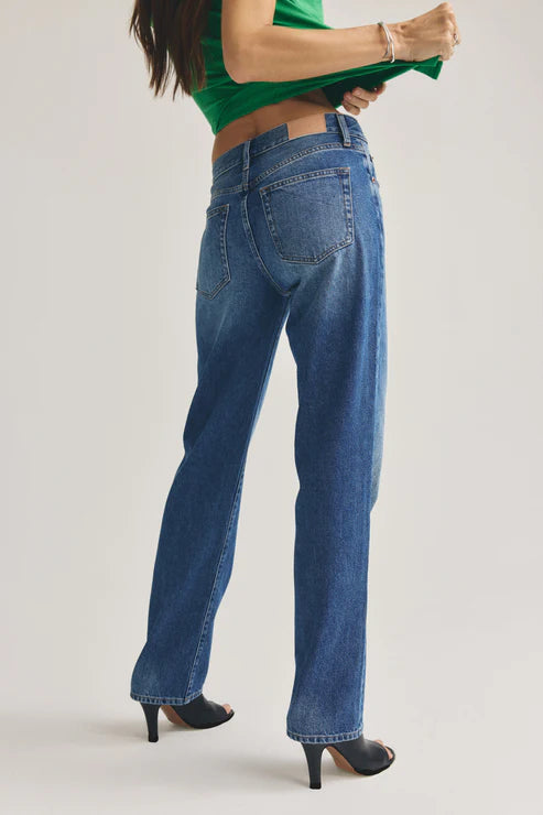 Pistola Issa Mid Rise Relaxed Straight Jean - Sorensen