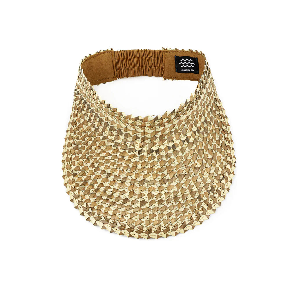 Local Beach Playa Straw Visor
