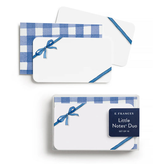 E. Frances Blue Bow Little Duo Set