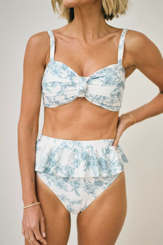 Hermoza Sabina Two-Piece High Waisted Bottom In Daylight Saunter