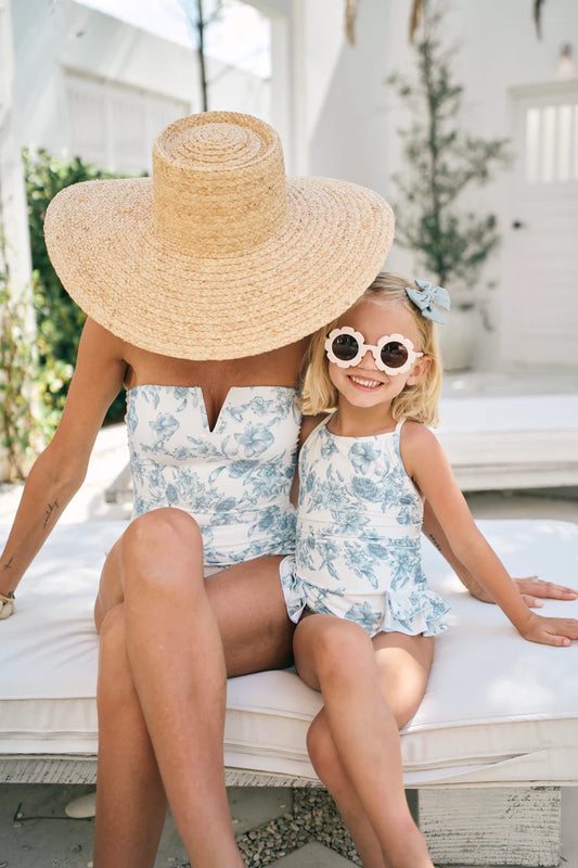 Hermoza Little Clementine One-Piece Swimsuit In Daylight Saunter