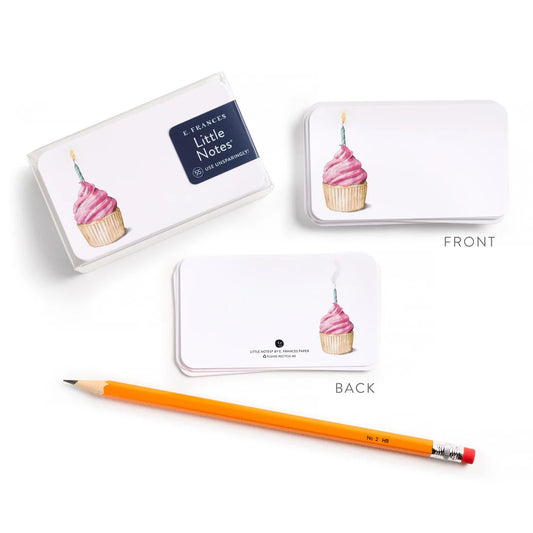 E. Frances Pink Cupcake Little Notes