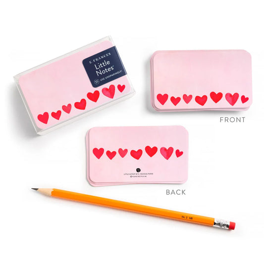 E. Frances Mini Hearts Blush Little Notes