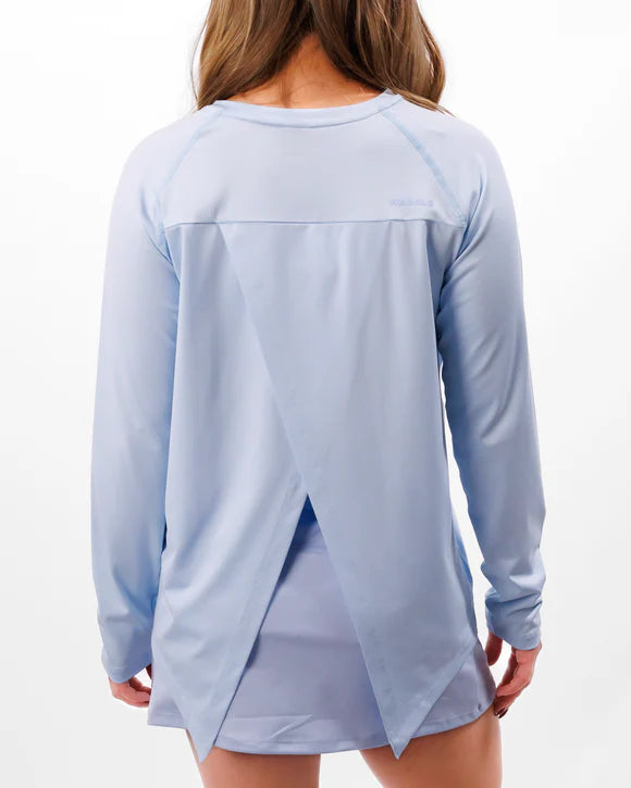 Waggle Women's Lake Front Long-Sleeve Flyaway Shirt