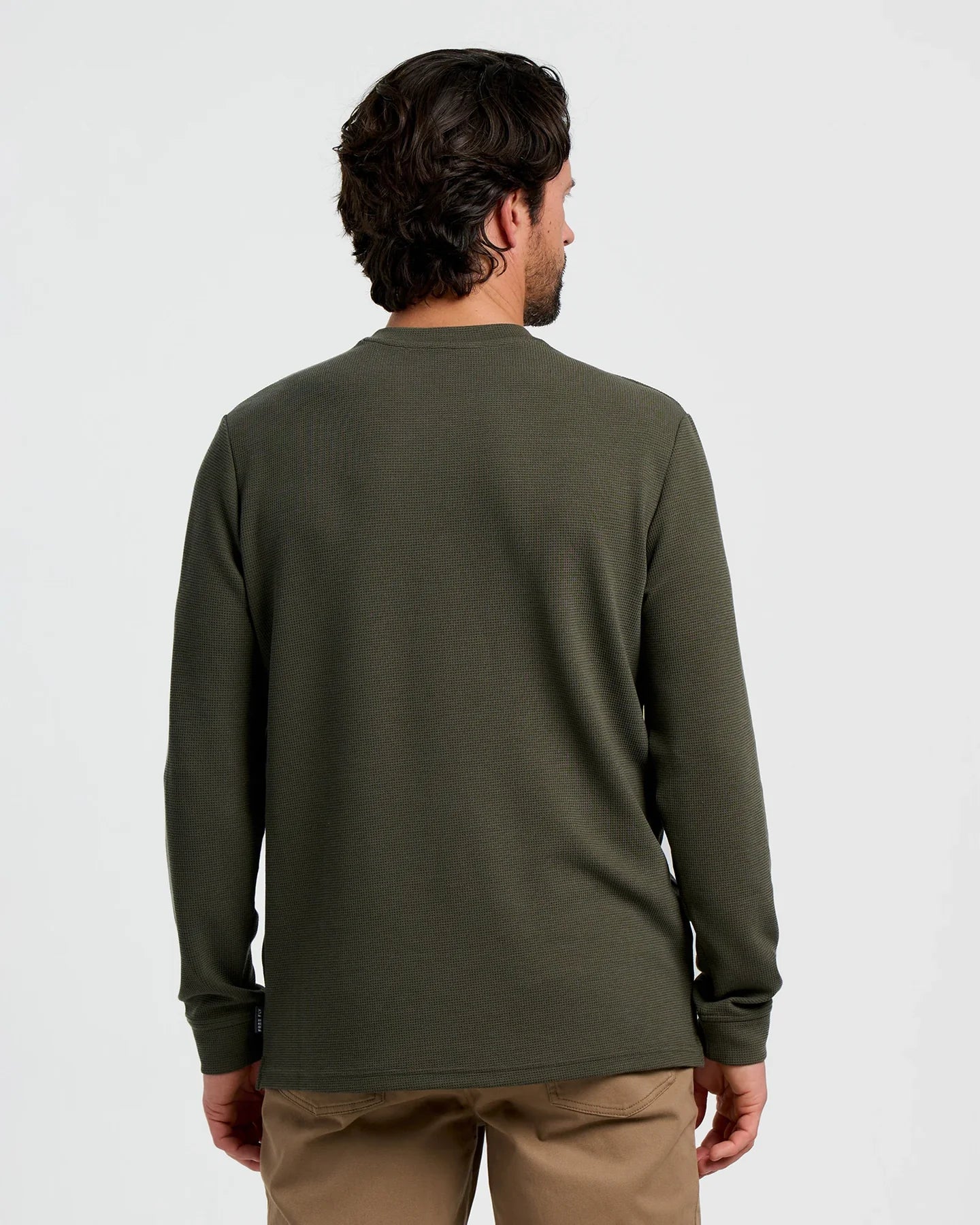 Free Fly Men's Waffle Crew