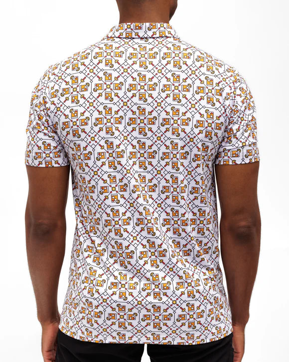 Waggle Old Fashioned Men's Polo