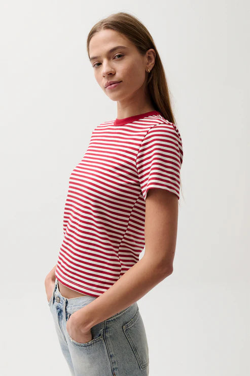 Pistola Alba Shrunken Tee - Racer Stripe