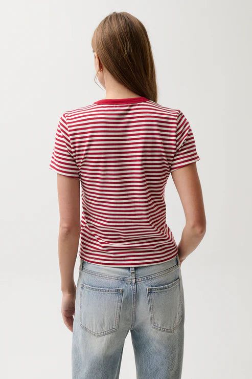 Pistola Alba Shrunken Tee - Racer Stripe