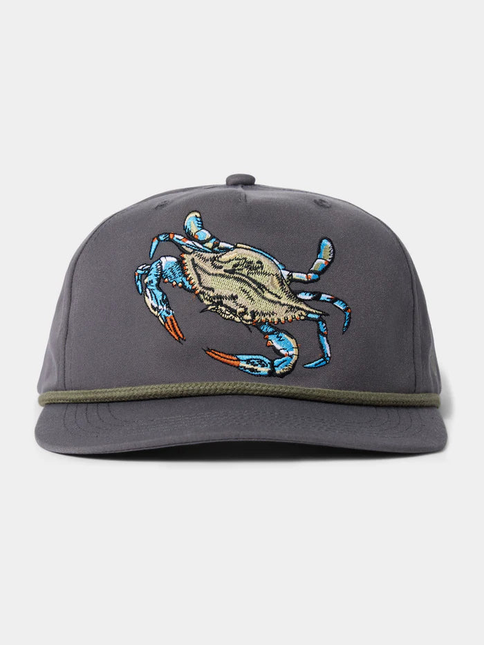 Duck Camp Blue Crab Hat - Charcoal