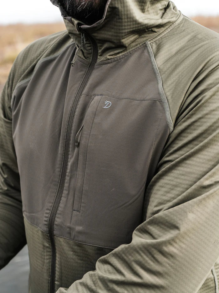 Men's Lightweight Grid Tech Fleece Full Zip