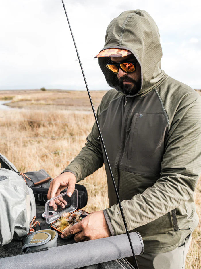 Men's Lightweight Grid Tech Fleece Full Zip