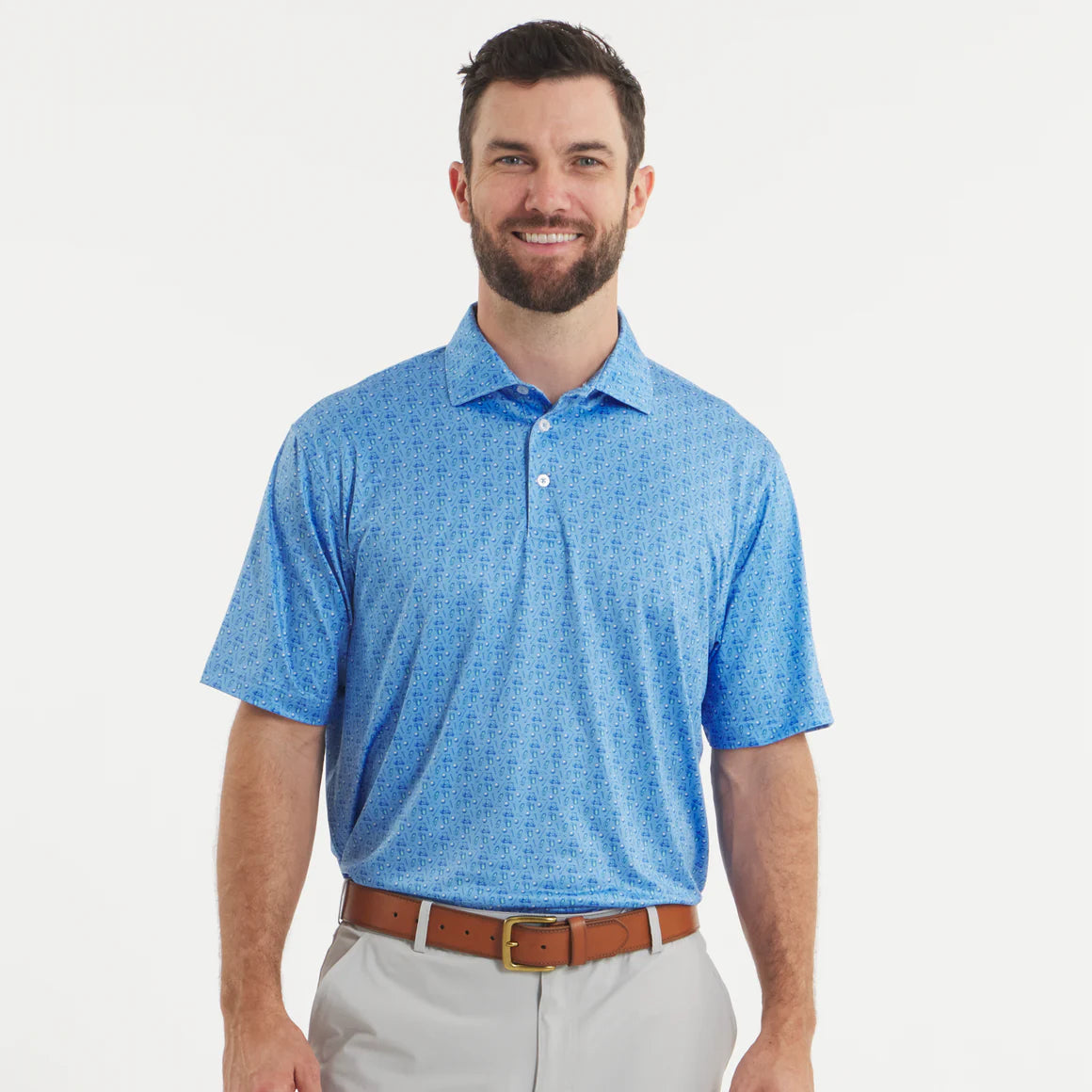 Southern Marsh Men's Flyline Performance Polo - Cart Path Only