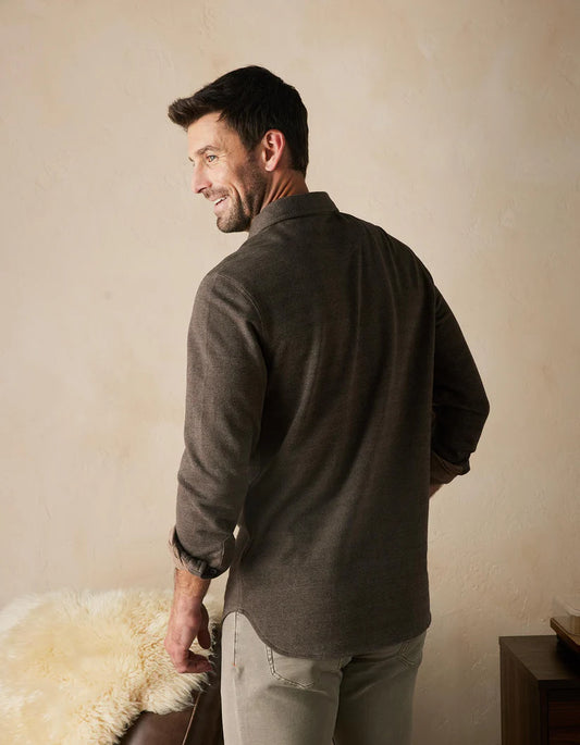 Normal Brand Textured Knit Shirt In Java