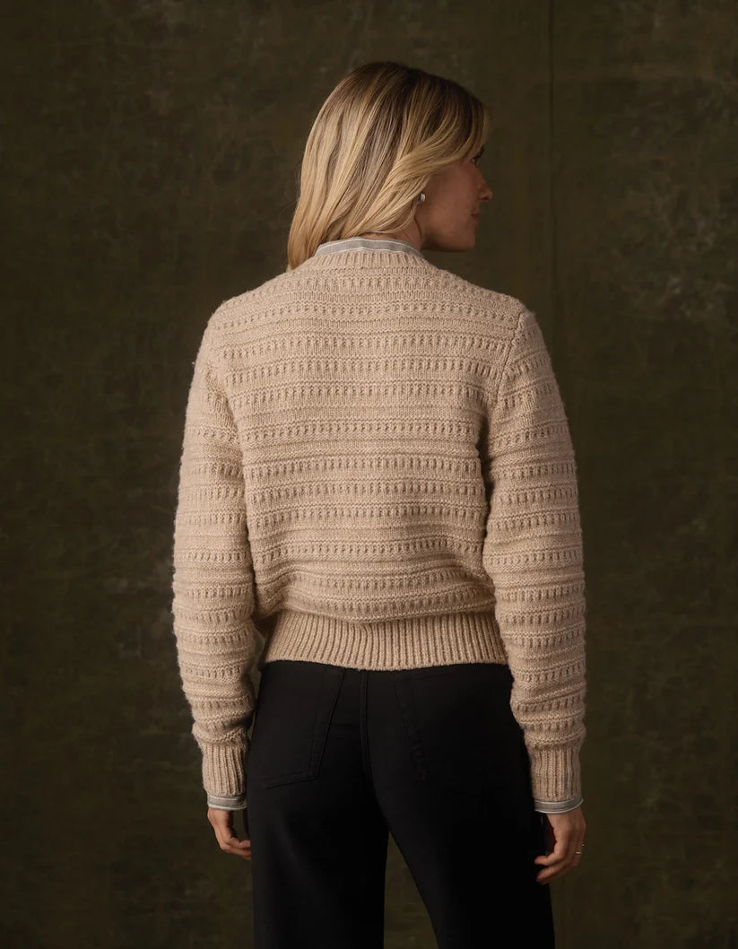 The Normal Brand Estelle Crewneck Sweater In Oat
