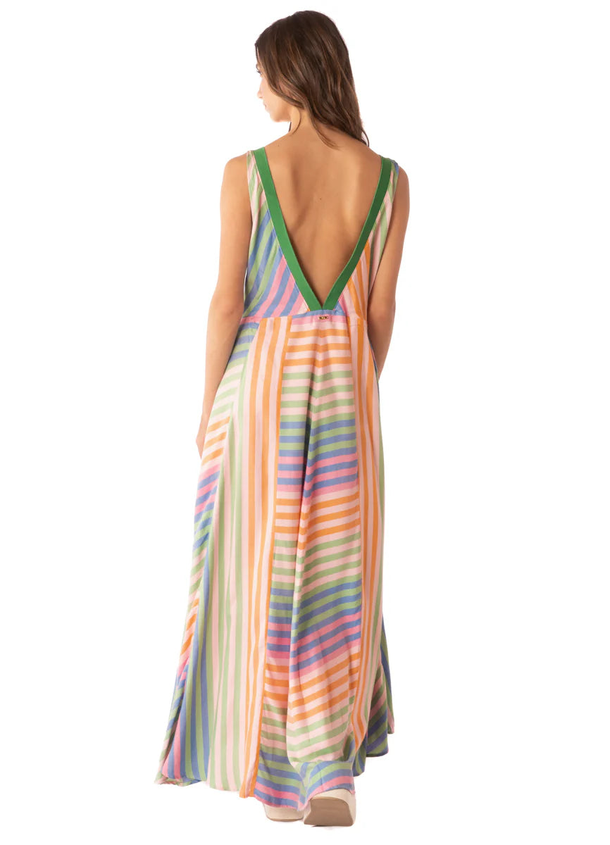 Maaji Women's Stripped Mule Lewis Long Dress
