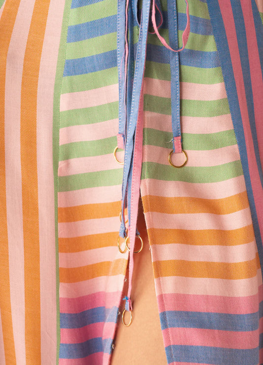 Maaji Women's Stripped Mule Lewis Long Dress