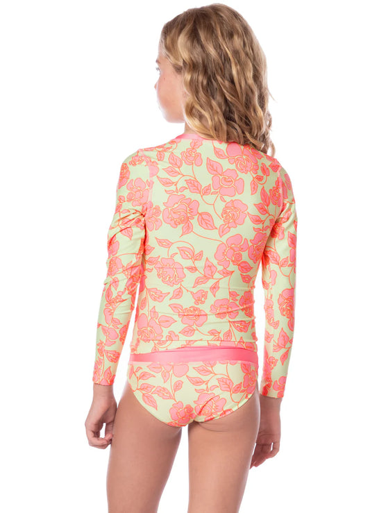 Maaji Blooming Glow Odyssey Girls Rashguard Set