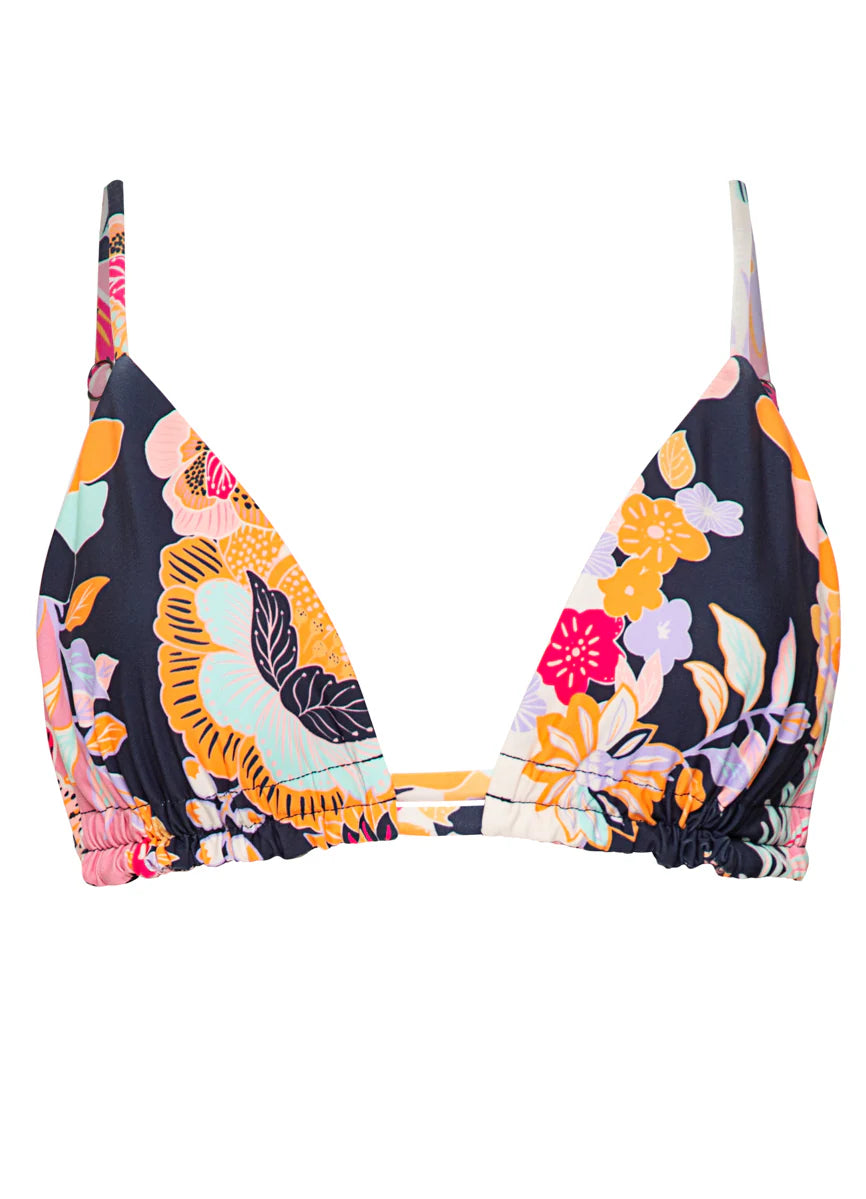 Maaji Women's Blushing Flourish Lydia Sliding Triangle Bikini Top