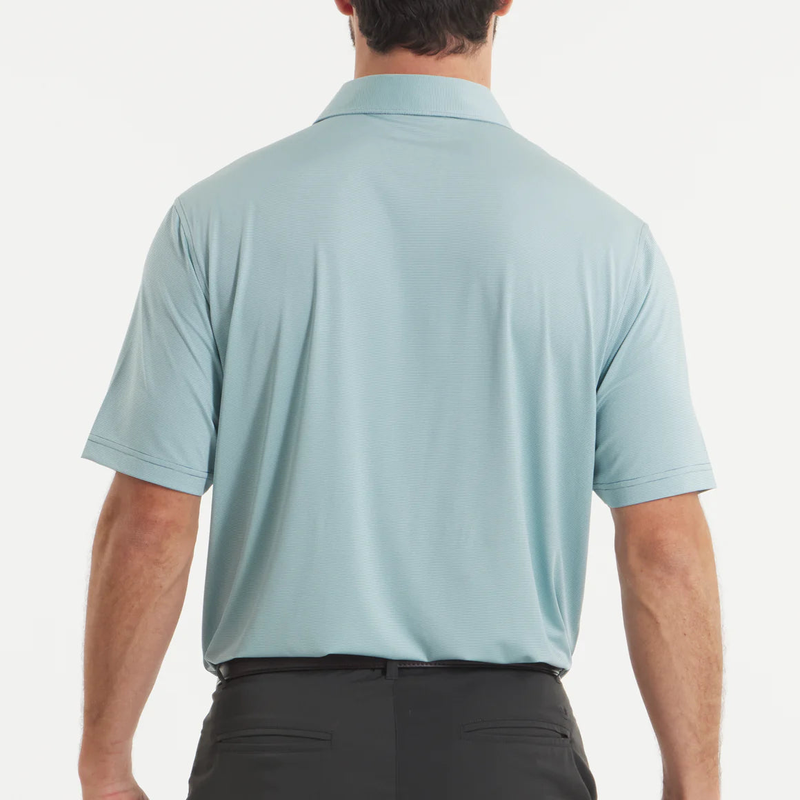 Southern Marsh Men's Bermuda Performance Polo - Wellington Stripe