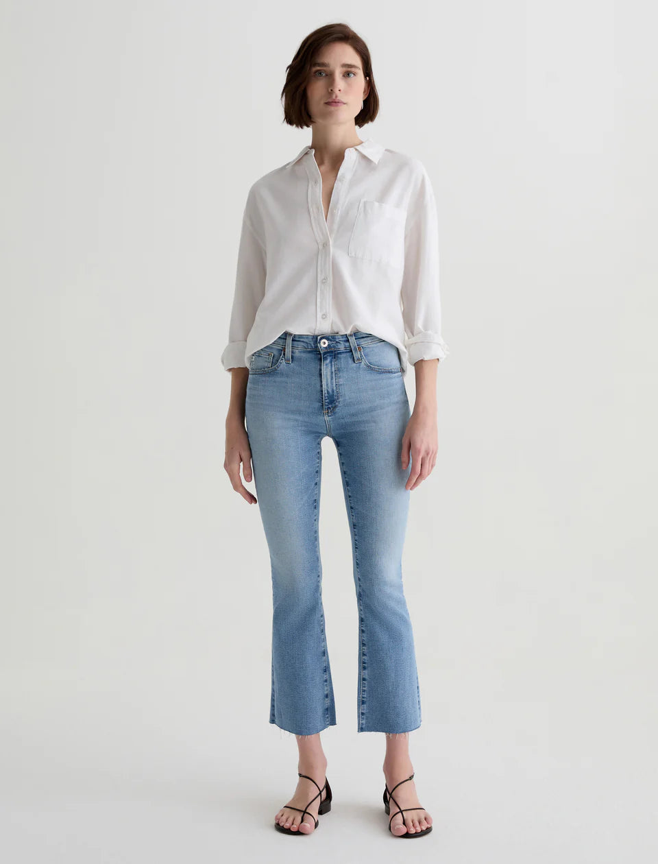 AG Farrah Boot Crop Mid-Rise Fit