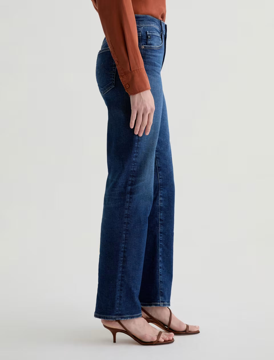 AG Brinley Mid-Rise Straight Jean