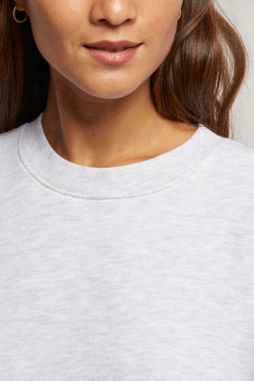Perfectwhitetee Rebecca Cotton Short Sleeve Sweatshirt