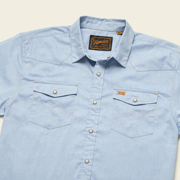 Howler Bros H Bar B Snapshirt- Faded Blue