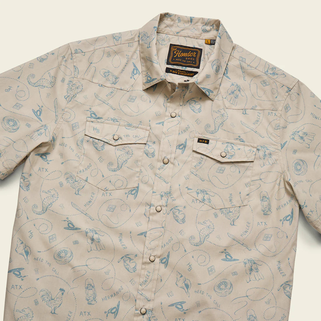 Howler Bros. H Bar B Snapshirt- Sea Rodeo