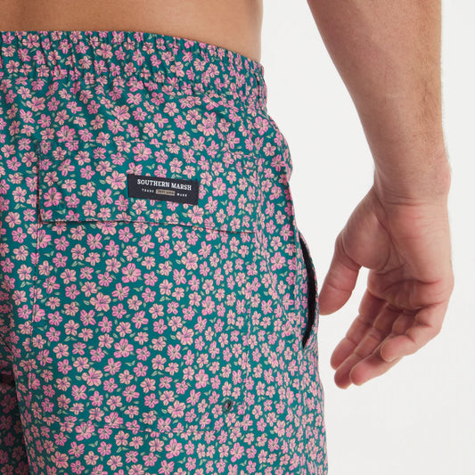 Southern Marsh Men's Harbor Swim Trunk - Azalea Way