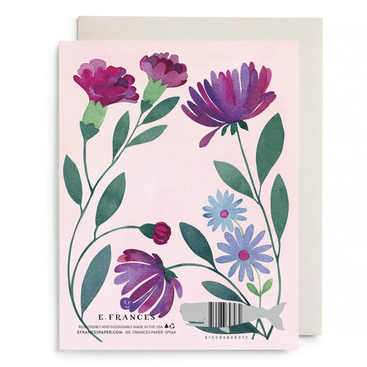 E. Frances Purple Floral Mother's Day