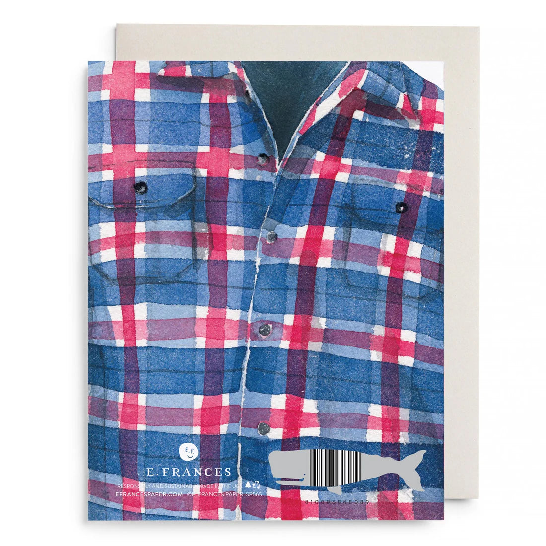 E. Frances Plaid Dad