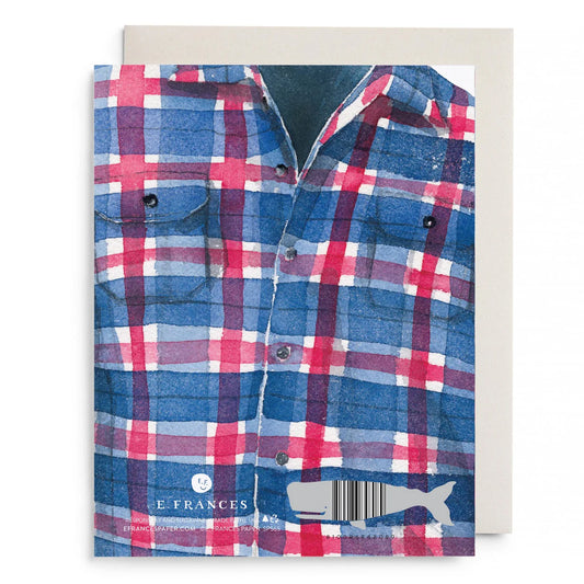 E. Frances Plaid Dad
