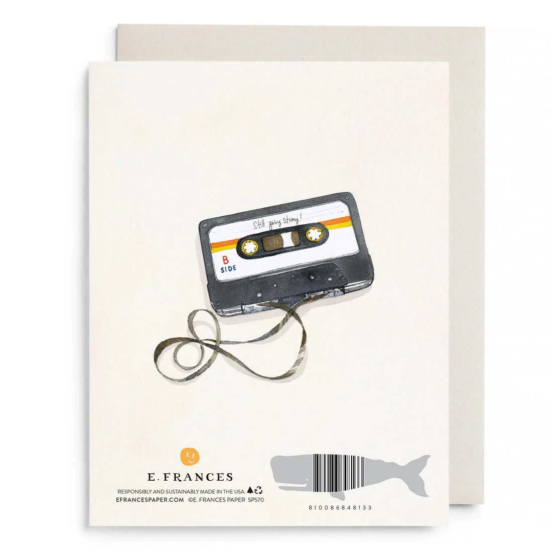 E.Frances Anniversary Mix Tape Card