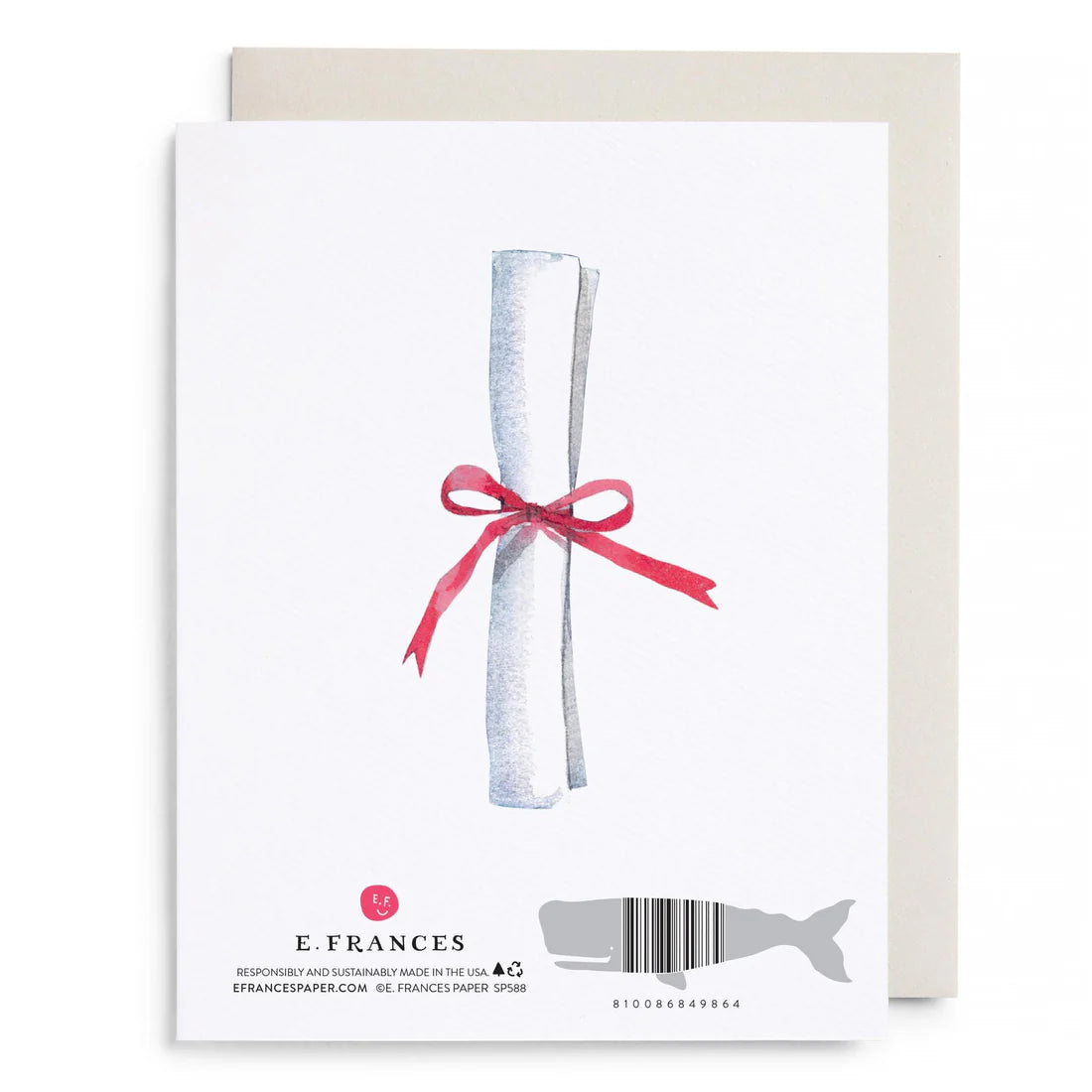 E. Frances Best Hat Ever Graduation Greeting Card
